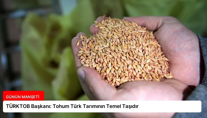 TÜRKTOB Başkanı: Tohum Türk Tarımının Temel Taşıdır