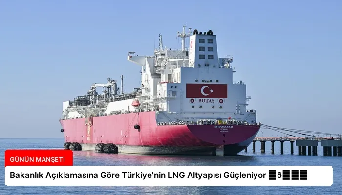 Bakanlık Açıklamasına Göre Türkiye’nin LNG Altyapısı Güçleniyor ⏬👇