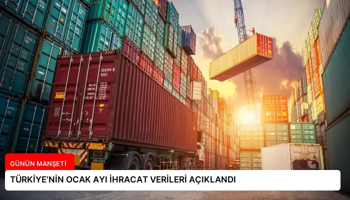 TÜRKİYE’NİN OCAK AYI İHRACAT VERİLERİ AÇIKLANDI