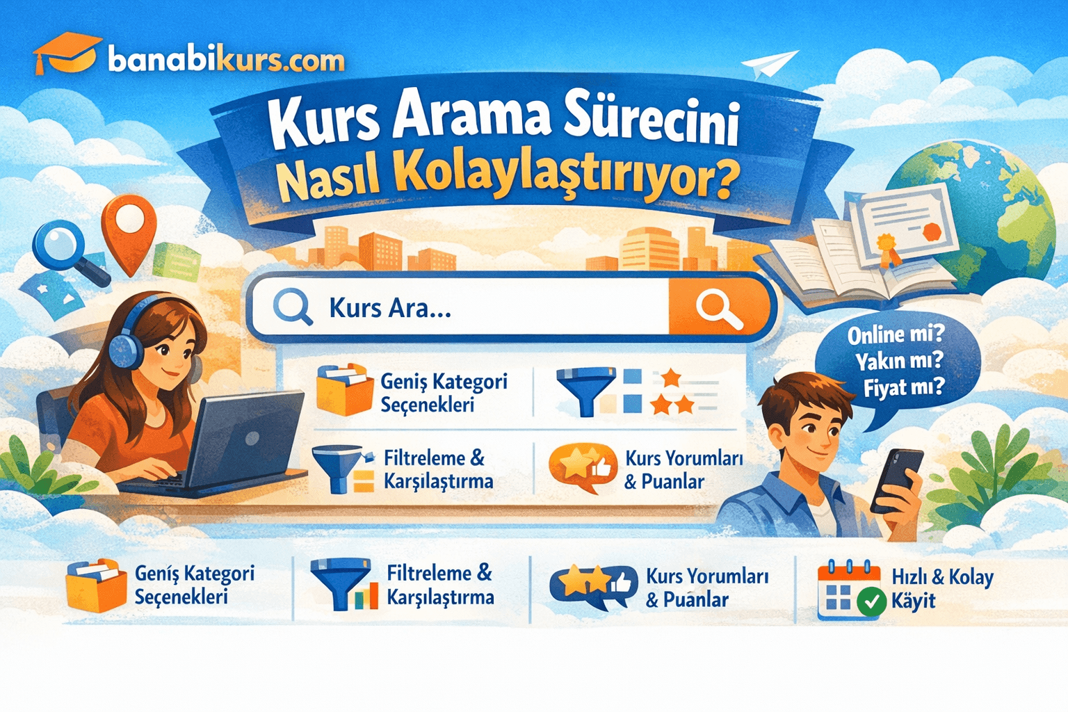 Banabikurs.com Kurs Arama Sürecini Nasıl Kolaylaştırıyor?