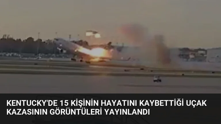 Kentucky’de 15 Kişinin Hayatını Kaybettiği Uçak Kazasının Görüntüleri Yayınlandı
