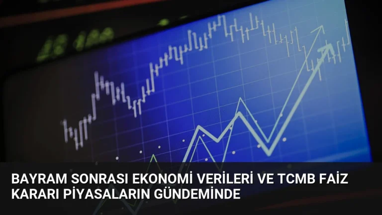 Bayram Sonrası Ekonomi Verileri ve TCMB Faiz Kararı Piyasaların Gündeminde