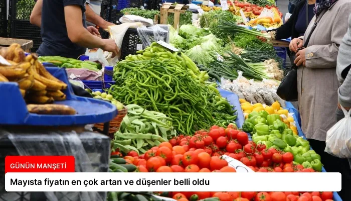 Mayısta fiyatın en çok artan ve düşenler belli oldu