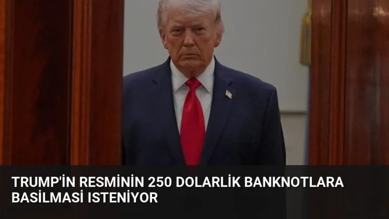 Trump’in Resminin 250 Dolarlik Banknotlara Basilmasi Isteniyor