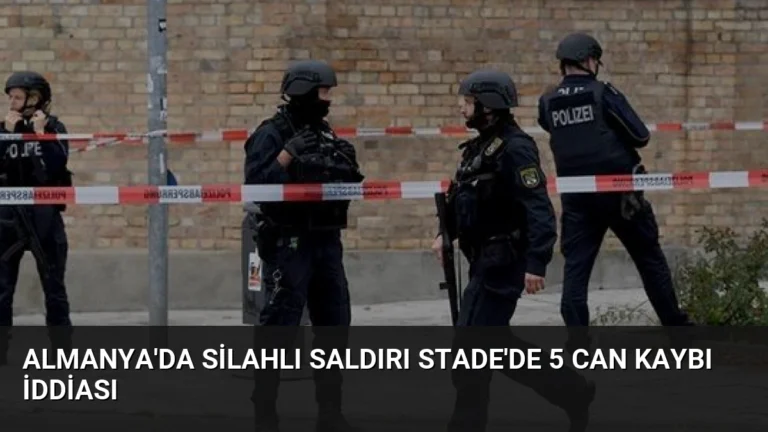 Almanya’da Silahlı Saldırı Stade’de 5 Can Kaybı İddiası