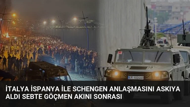 İtalya İspanya ile Schengen Anlaşmasını Askıya Aldı Sebte Göçmen Akını Sonrası