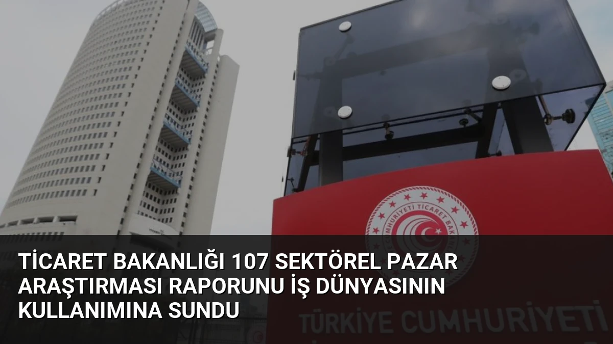 Ticaret Bakanlığı 107 Sektörel Pazar Araştırması Raporunu İş Dünyasının Kullanımına Sundu