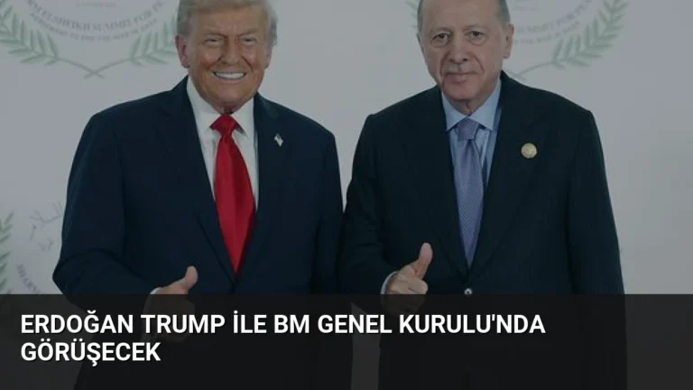 Erdoğan Trump İle BM Genel Kurulu’nda Görüşecek