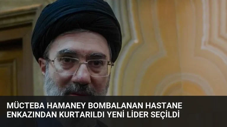 Mücteba Hamaney Bombalanan Hastane Enkazından Kurtarıldı Yeni Lider Seçildi