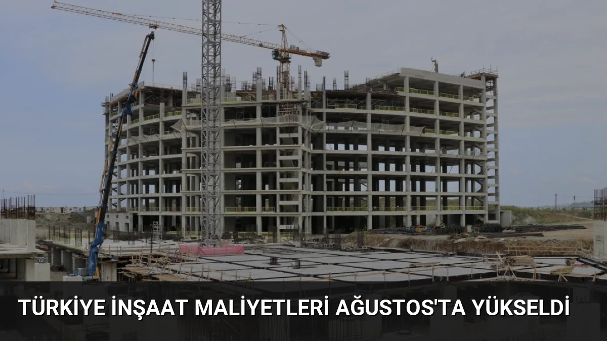 Türkiye İnşaat Maliyetleri Ağustos’ta Yükseldi