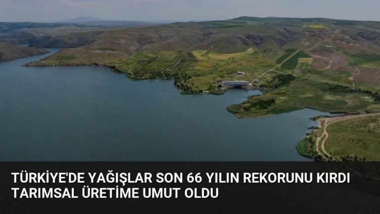Türkiye’de Yağışlar Son 66 Yılın Rekorunu Kırdı Tarımsal Üretime Umut Oldu