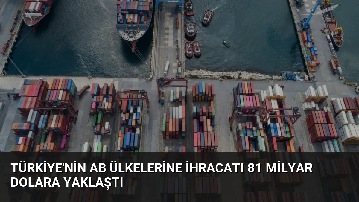 Türkiye’nin AB Ülkelerine İhracatı 81 Milyar Dolara Yaklaştı